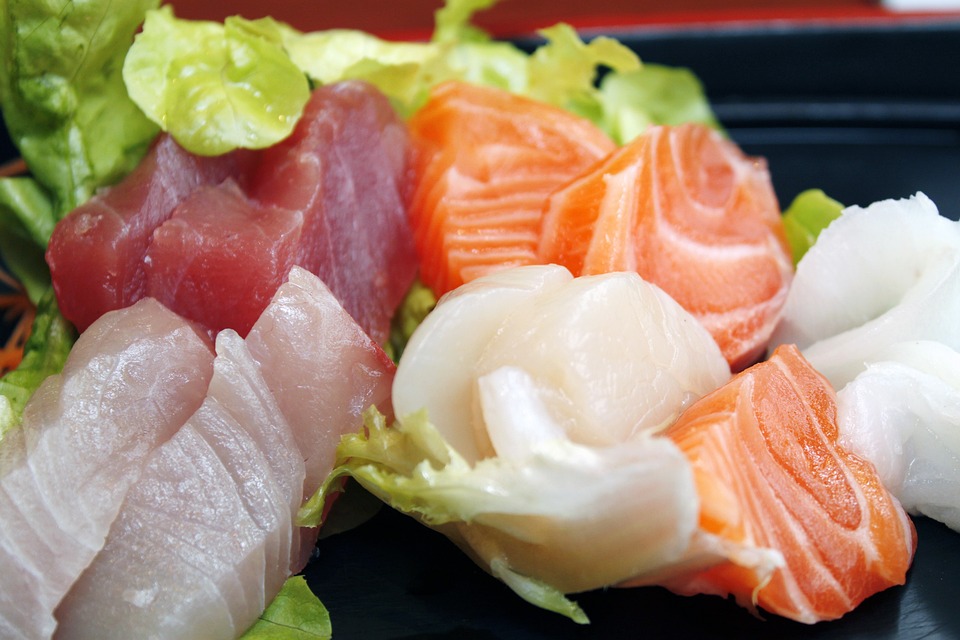 The different types of sashimi