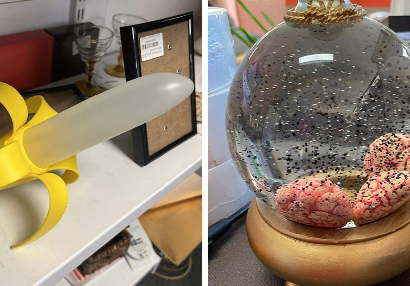 50 Random And Unhinged Things People Gave To Charity Shops That Confused Or Cracked Buyers Up