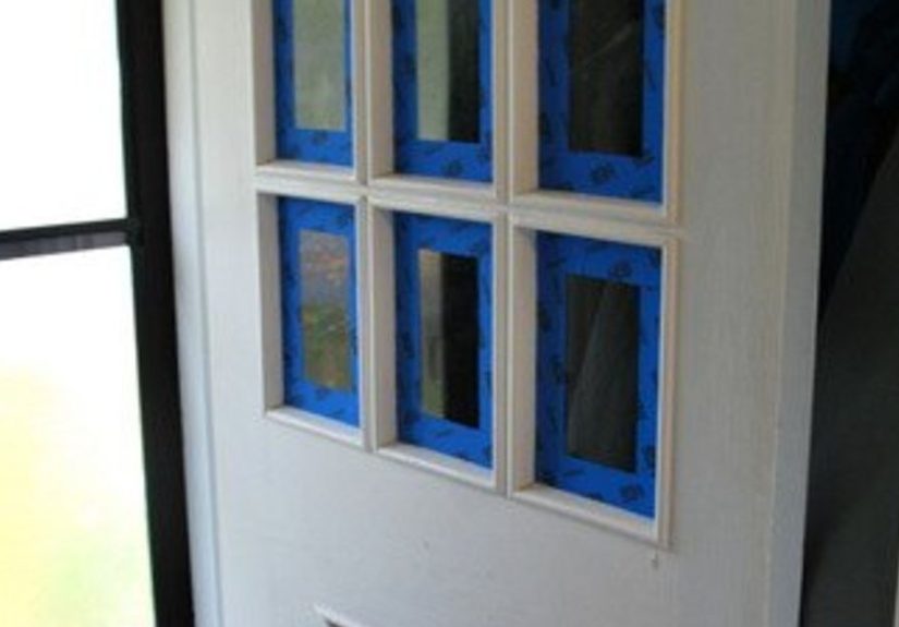 A DIY Turquoise Front Door