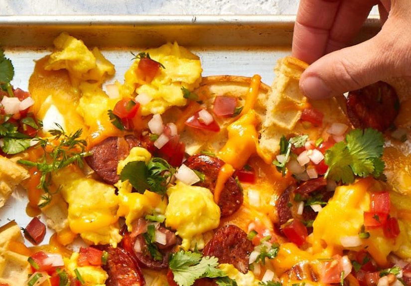 Best Waffle Nachos Recipe - How To Make Waffle Nachos