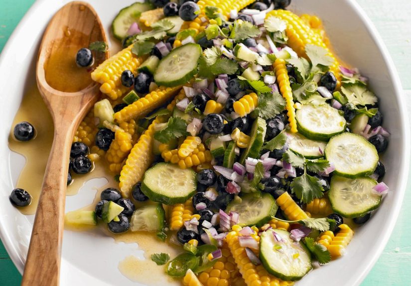 Corn and Blueberry Salad Recipe