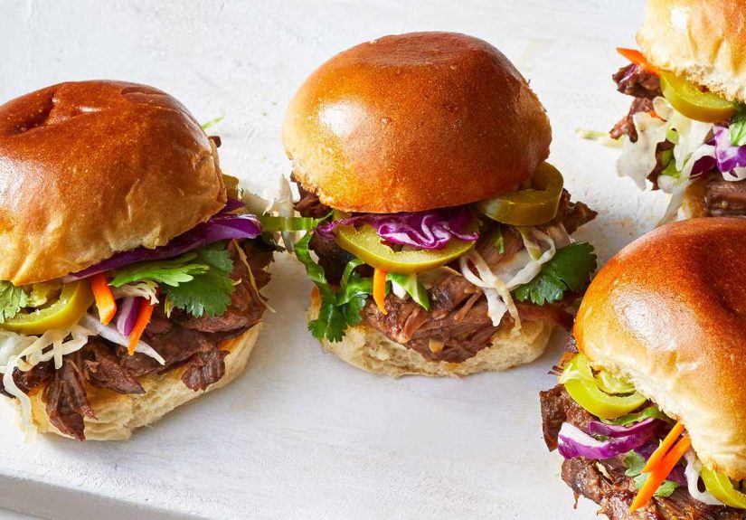 Slow Cooker Mexican Beef Sliders Recipe