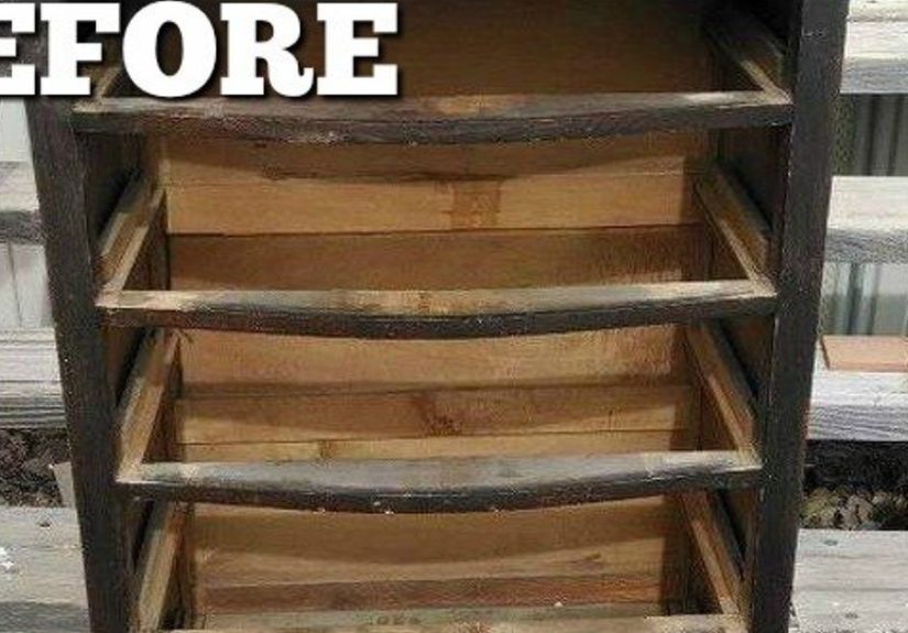 DIY Tall Dresser Makeover Idea