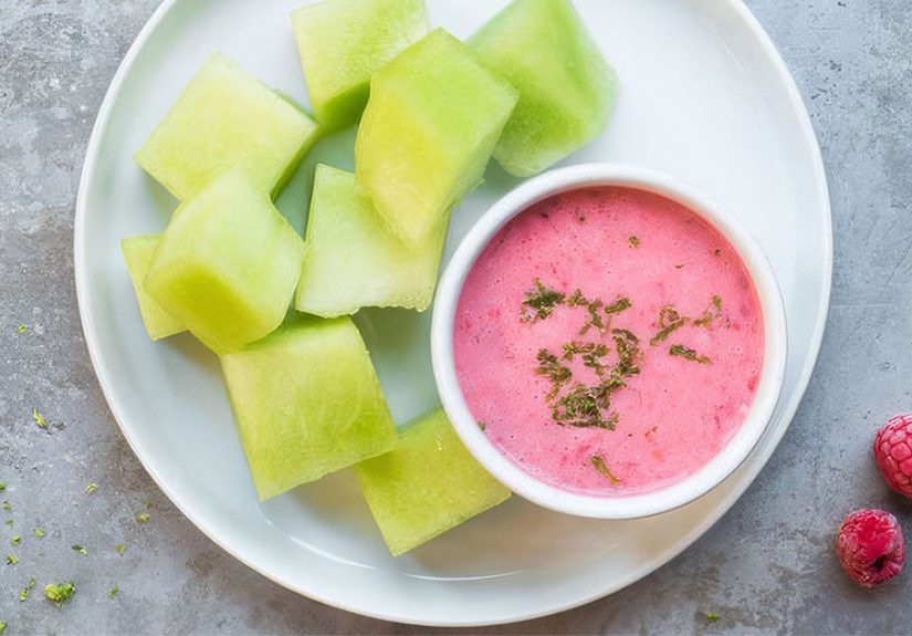Fruit Dip with Melon