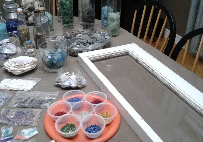 How to Make a Vintage Window With Epoxy Resin Seascape DIY