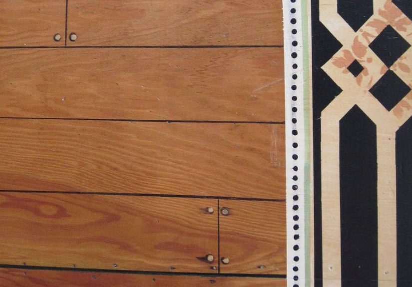 Painted Floor - A 1964 Single-Wide Mobile Home Make-Over