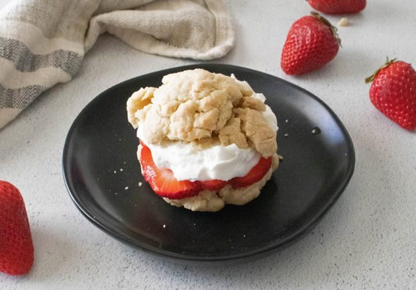 Quick and Easy Recipe for Single-Serving Strawberry Shortcake