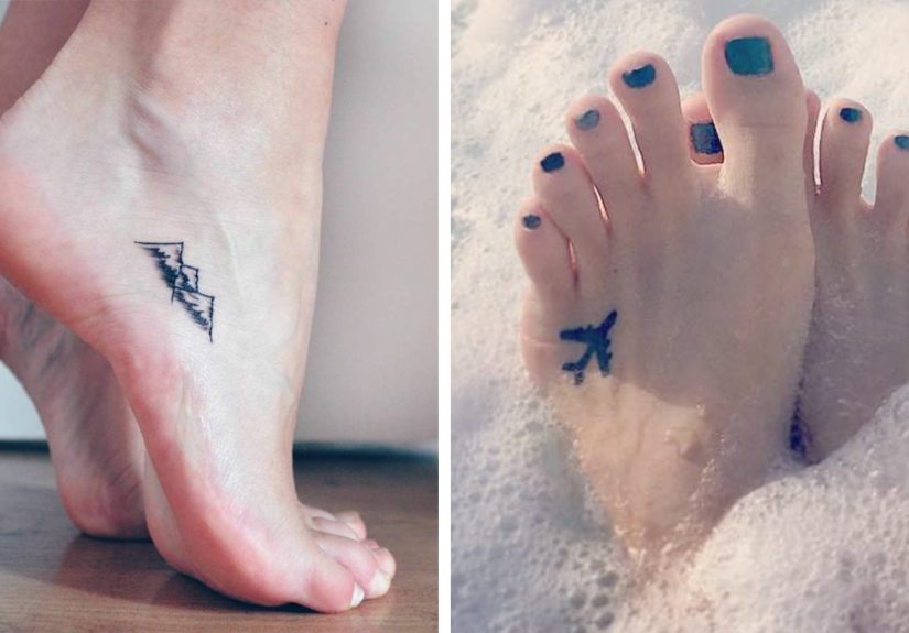 115 Tiny Foot Tattoo Ideas Showing Sometimes Less Is More