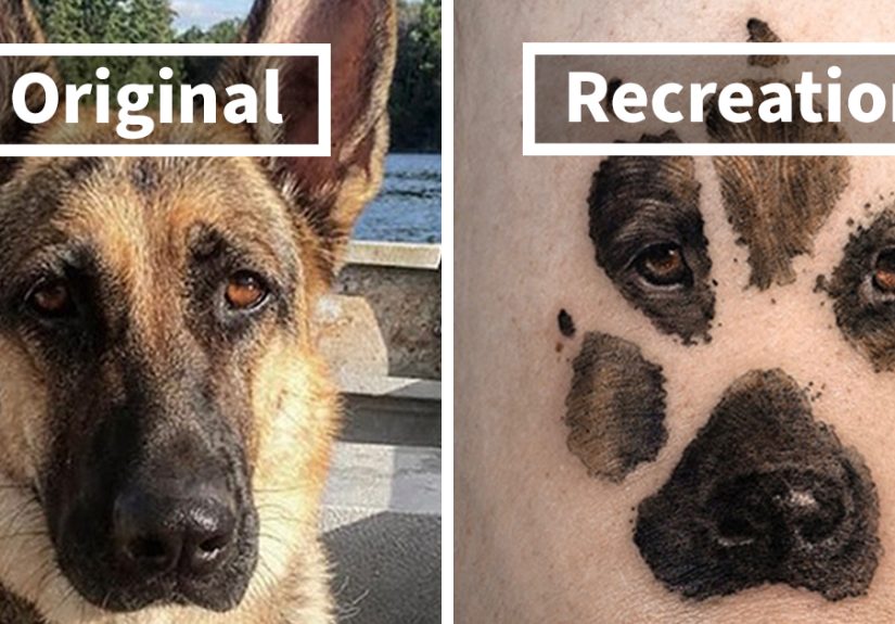 31 Tattoos That Owners Will Cherish Forever As They Feature Realistic Portraits Of Their Pets