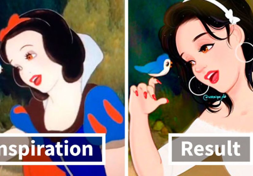 Artist Reimagines Disney Characters As Modern Day Women And Men, People Love It