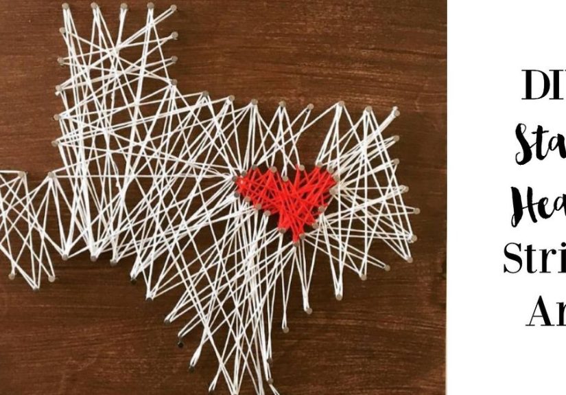 DIY STATE STRING ART