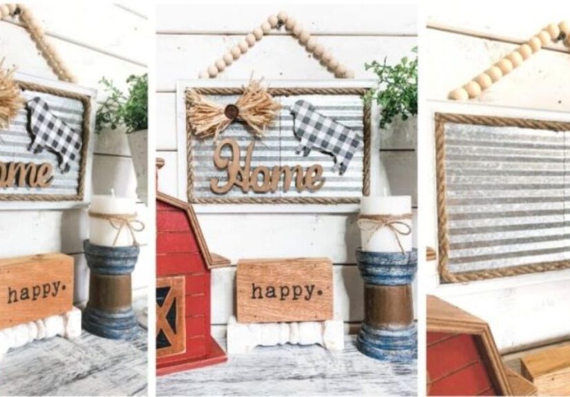 Dollar Tree Magnetic Farmhouse Decor