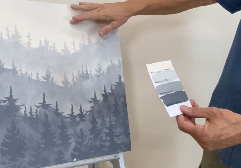 Easily Create a Mountain Pine Mural With This Tutorial