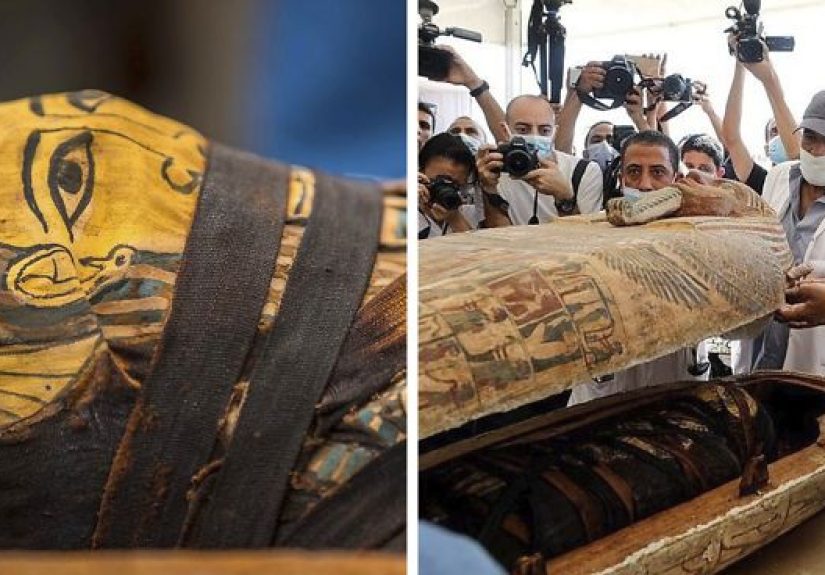 Egyptian Archaeologists Unseal A 2,500-Year-Old Sarcophagus And Cause The Internet To Freak Out