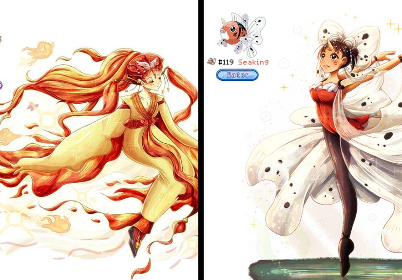 My 21 Reimagined Orange Pokémon As Human-Like Characters