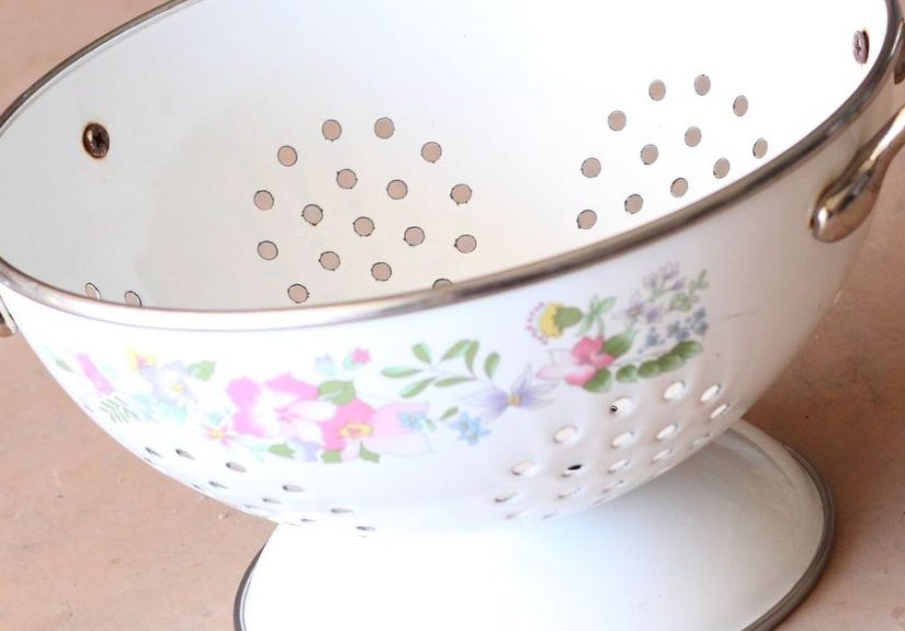 Old Colander Succulent Planter