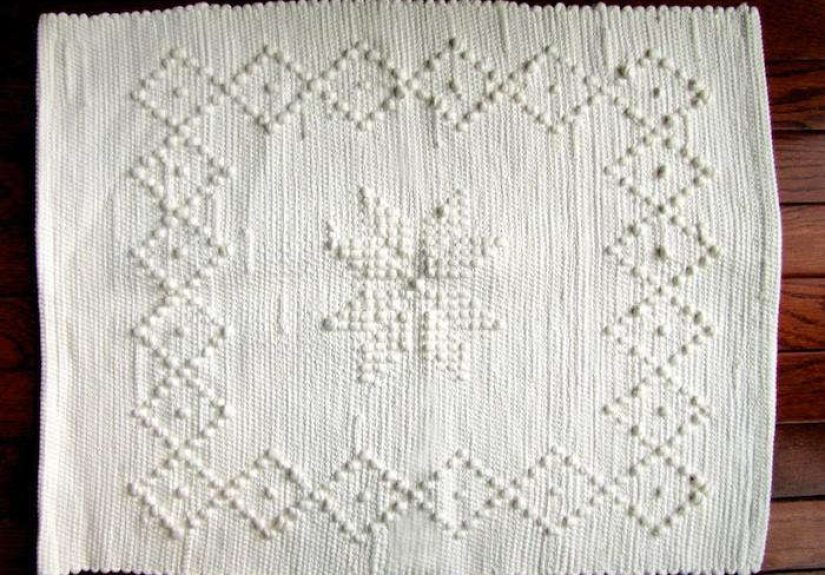 Portuguese Cotton Hand Knotted Mat