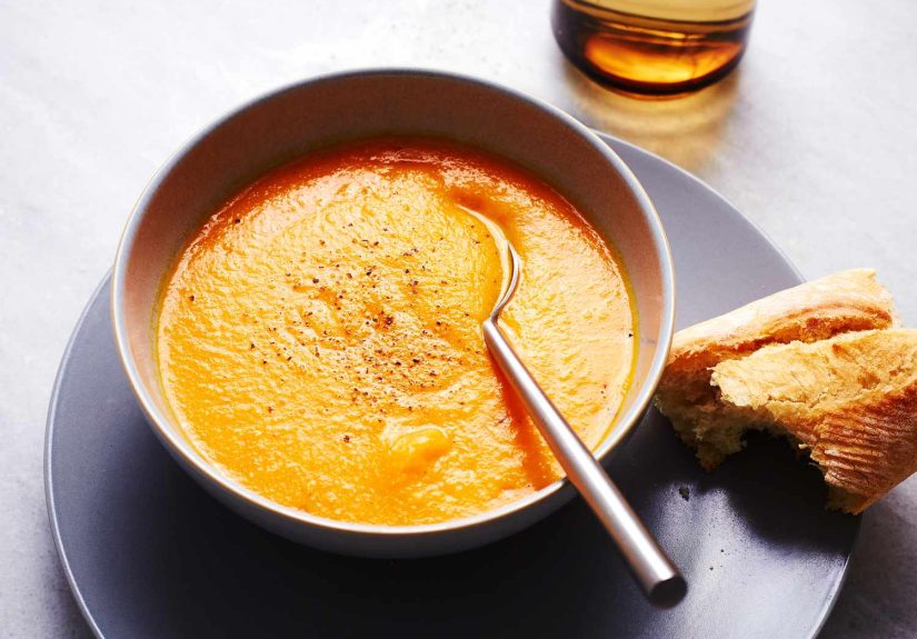Purée of Carrot Soup Recipe With Potato