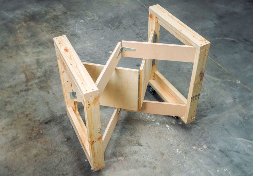 Saturday Morning Workshop: Folding Mobile Workbench (DIY)