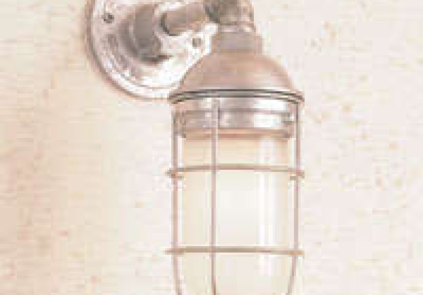 Topless Wire Guard Wall Light
