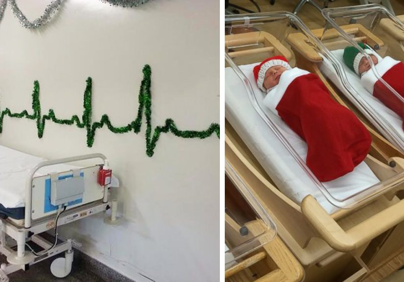 30 Hospital Christmas Decorations That Show Medical Staff Are The Most Creative People Ever
