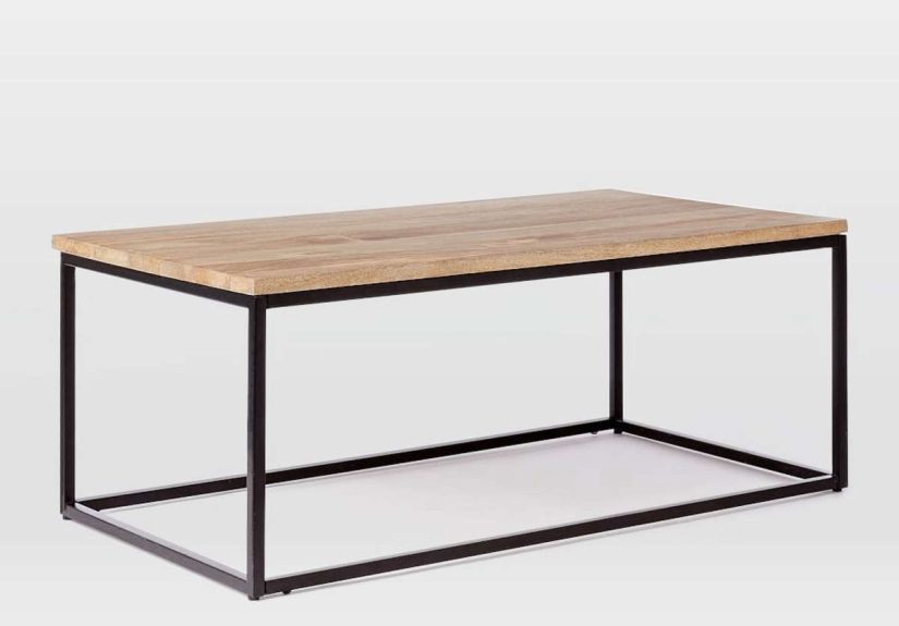 Box Frame Coffee Table - Raw Mango