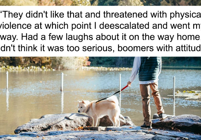 Dog Owner Schemes To Lure Fish Away From Boomers’ Fishing Zone After They Mess Up The Dog Pond