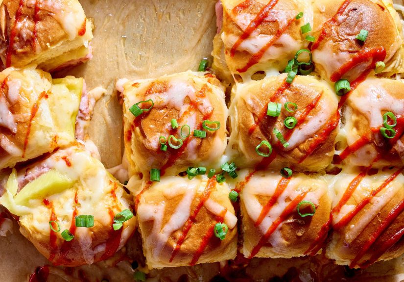 Ham and Pineapple French Toast Sliders Recipe