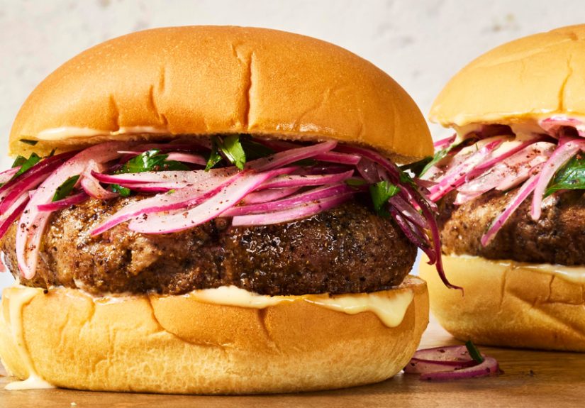 Persian Kebab-Spiced Burgers Recipe