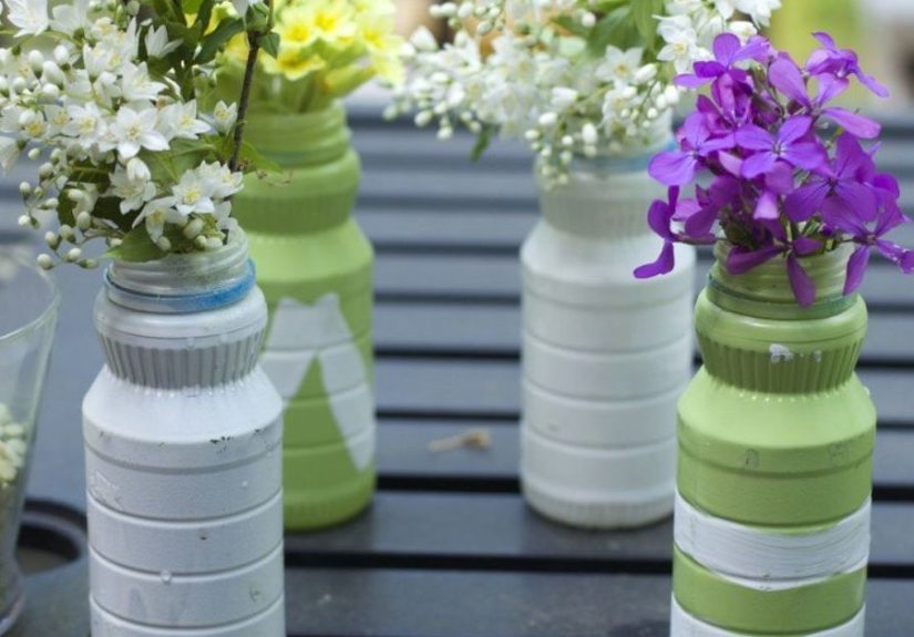 Reusing Plastic Bottles in the Garden