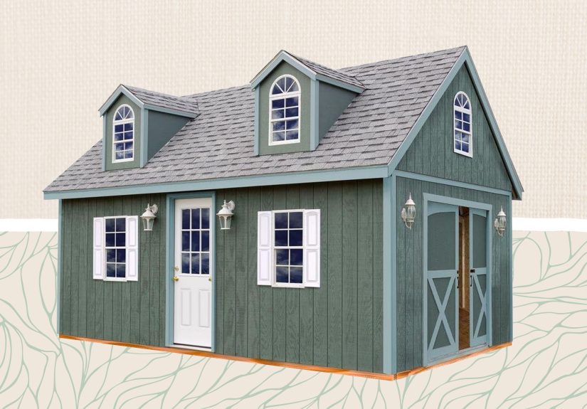 This Lofted Amazon Storage Shed Looks Like a Tiny House